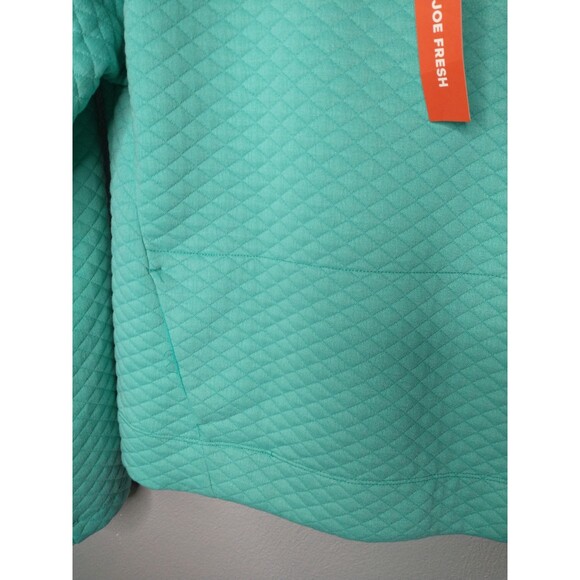 NWT Joe Rush Quilted Quarter Zip Pull Over Sweat Shirt - Picture 5 of 6